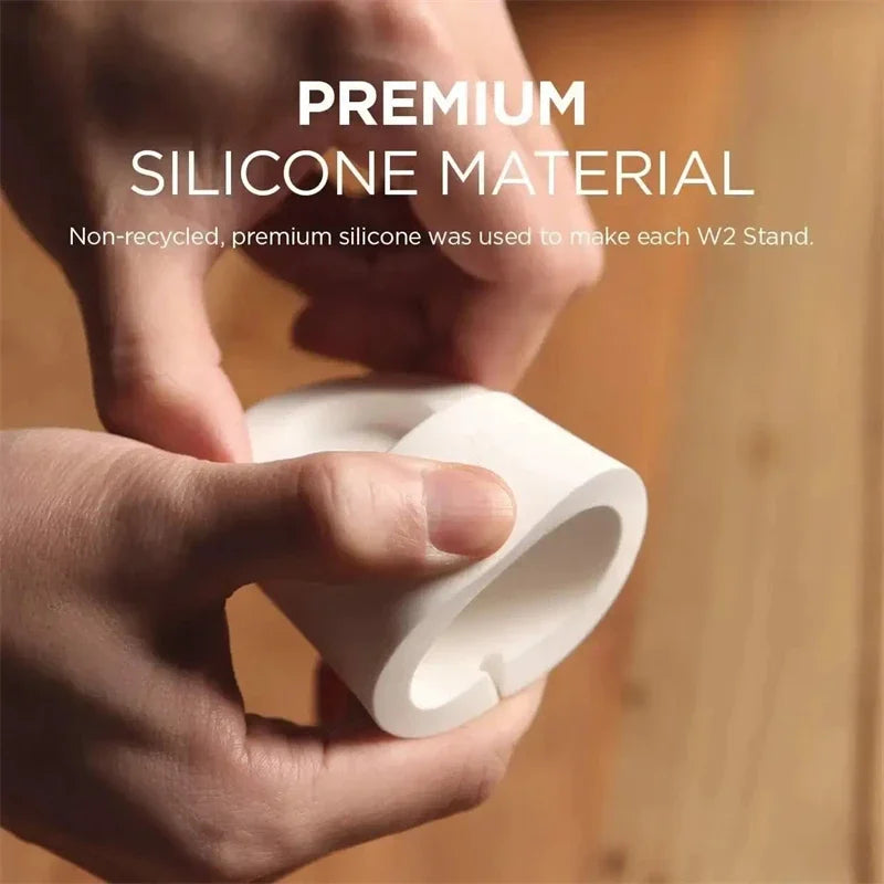 Charger Stand For Apple Watch Series 9 8 7 SE 6 5 3 Ultra1 2 49mm 45mm 44mm 42mm 41mm 40mm 38mm Durable Silicone Nightstand Mode