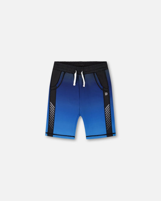 Athletic Shorts Blue And Black-0
