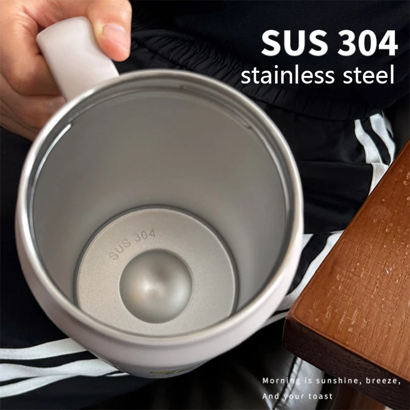 1500ml Snoopy Thermos Bottle Large Capacity Vacuum Flasks Travel 304 Stainless Steel Vacuum Insulated Cup with Handle and Straw