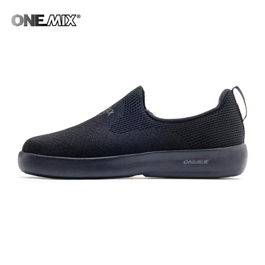 ONEMIX 2024 Men Running Shoes Non-slip Shock Absorption Sneaker Lightweight Tennis Shoe Waterproof Man Breathable Casual Shoes