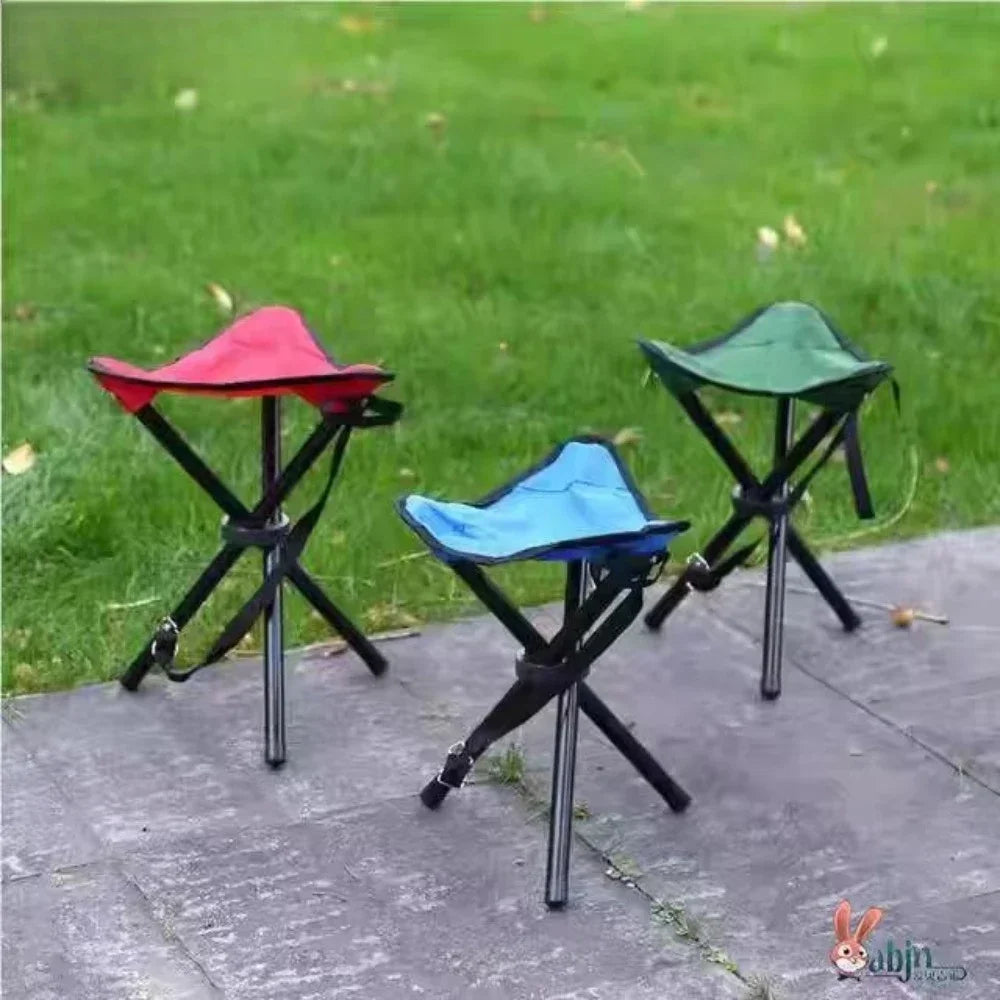 Outdoor Portable Folding Chair Folding 3 Legs Stool Garden Stool Chair Picnic Fishing Chairs Travel Chair Leisure Accessories