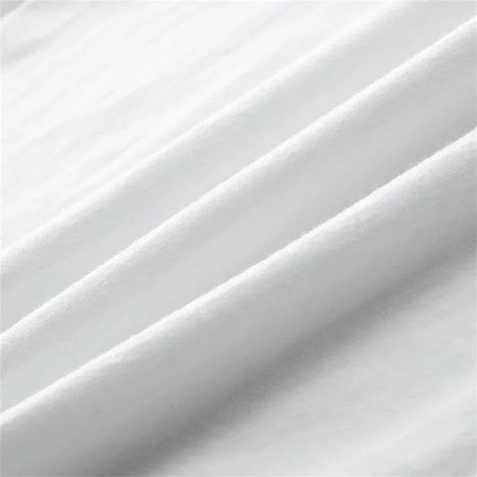 Kawaii Good Mental State Pure Short Sleeved T-shirt for Men Women Tee Clothes Loose Casual Cartoon Oversized Top Y2K