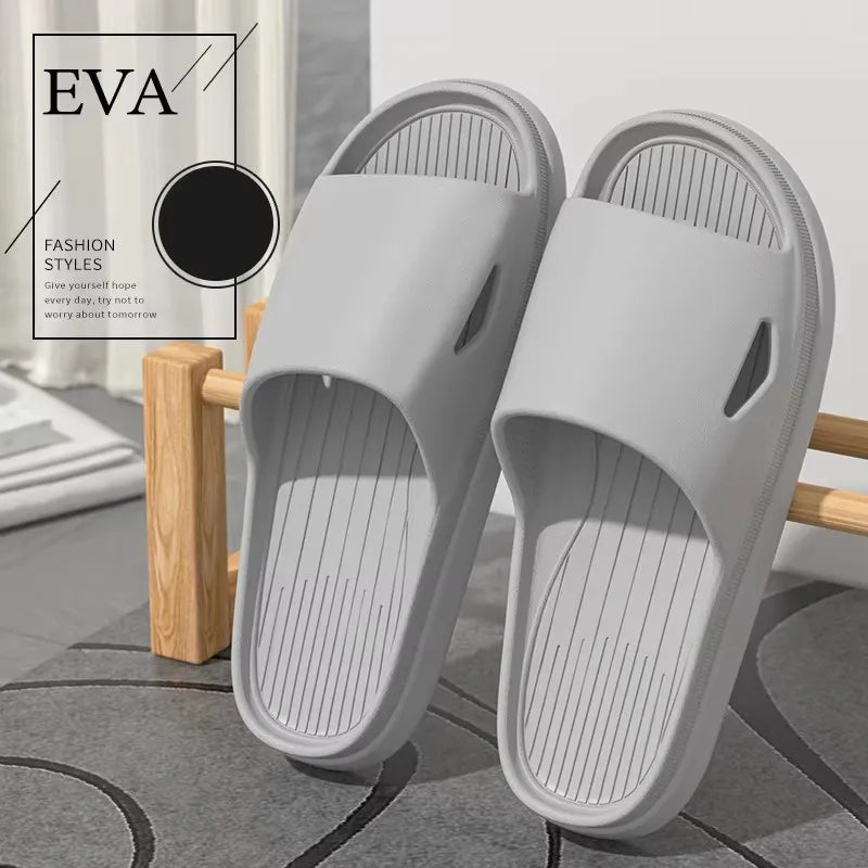 ZHIDA Non Slip Slides Lightweight Open Toe Quick Dry Slippers Indoor Outdoor Bathroom Beach Summer Indoor Outdoor Eva Slippers