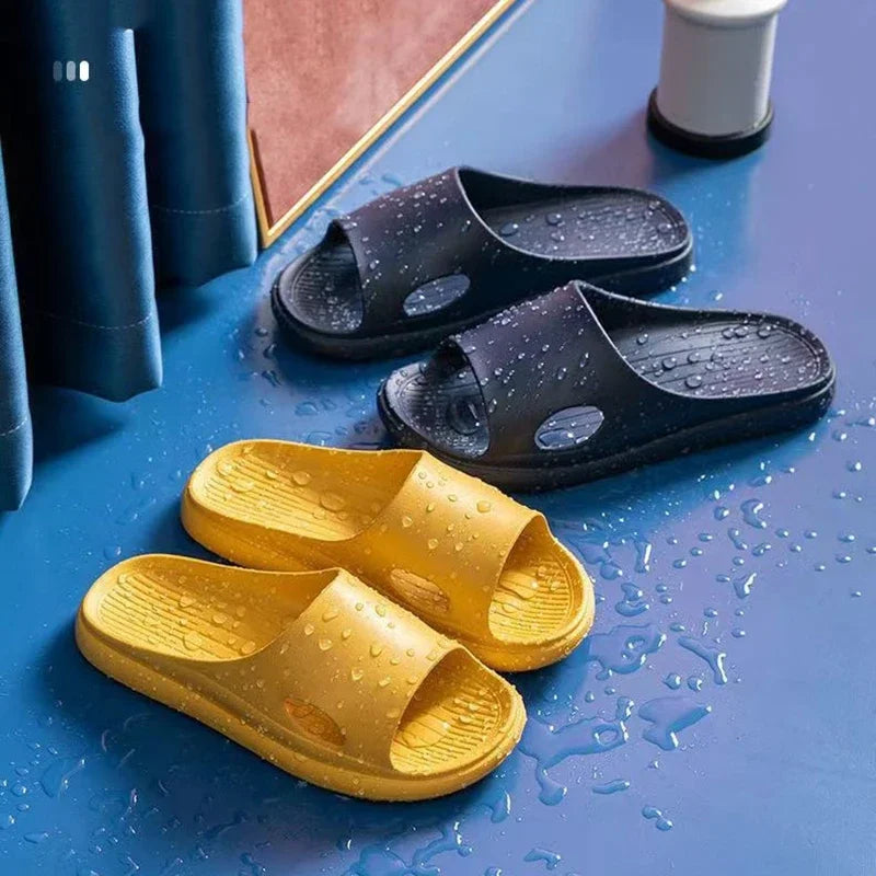 ZHIDA Non Slip Slides Lightweight Open Toe Quick Dry Slippers Indoor Outdoor Bathroom Beach Summer Indoor Outdoor Eva Slippers