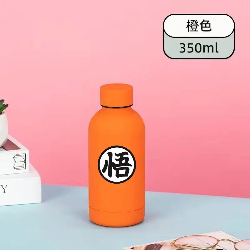 Anime Z Son Goku Cartoon Portable Stainless Steel Water Bottle Travel Cup Cosplay Prop Boy Girl Gift 1pcs