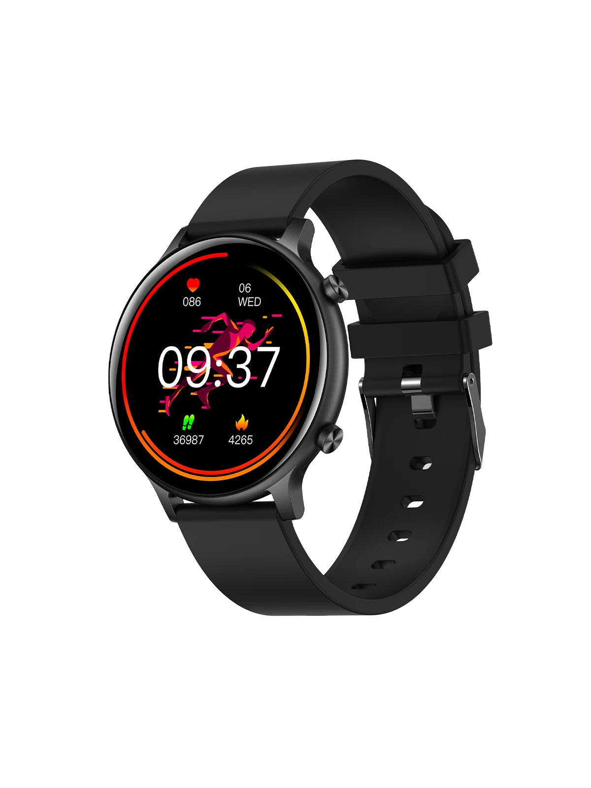 The new HT12 smartwatch has a round screen, blood pressure, blood oxygen, heart rate monitoring, exercise, bluetooth calls