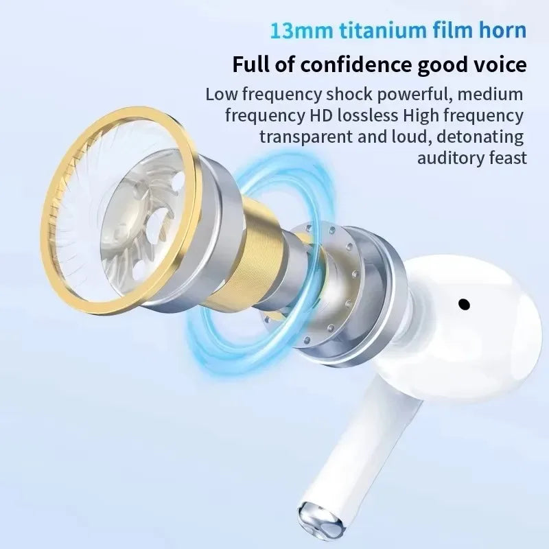 2025 Explosions Airs Pro Wireless Bluetooth Headphones - HiFi Sound, Low Latency, Noise-Canceling Earphones, High Design Quality