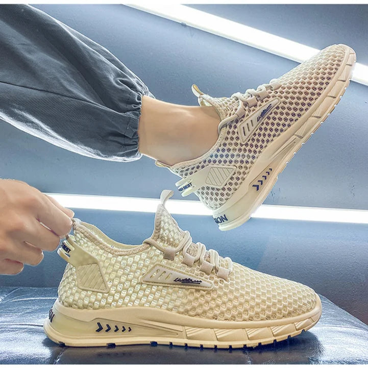 Men Shoes Summer Breathable Athletic Running Shoes Outdoor Sport Casual Fashion Sneakers Gym Training Jogging Non Slip Shoe