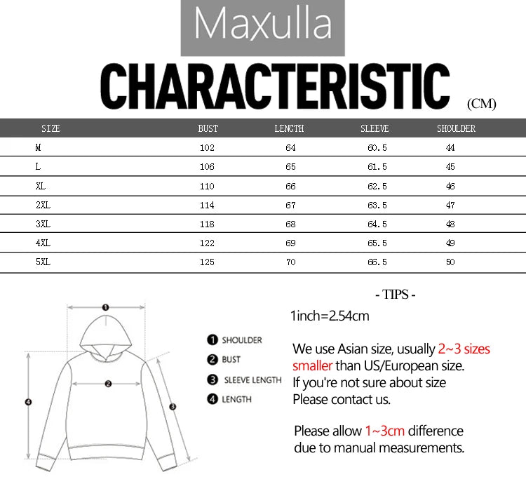 Maxulla Autumn Men's Tracksuit Suit Casual Joggers Hooded Sportswear Jackets + Pants 2 Piece Sets Male Sports Running Clothing