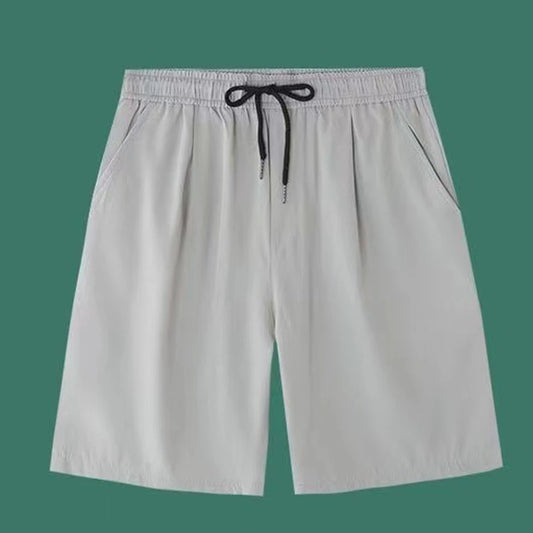 Pants Trousers Shorts Summer Spring Beach Sport Solid Color Spandex Sweatpants Ice Silk Loose Elastic Male Men