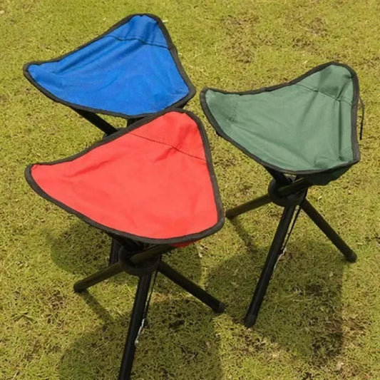 Outdoor Portable Folding Chair Folding 3 Legs Stool Garden Stool Chair Picnic Fishing Chairs Travel Chair Leisure Accessories